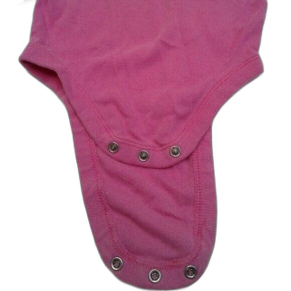 Old Navy 3 Piece Overall Jean Dress Longsleeve Onesie Bloomers Blue Pink 18-24M - Picture 10 of 12